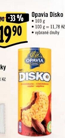 Zlaté sušenky Disko Opavia