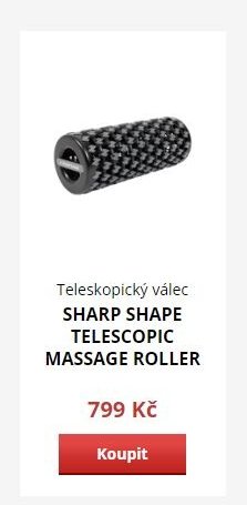 Teleskopický válec SHARP SHAPE TELESCOPIC MASSAGE ROLLER