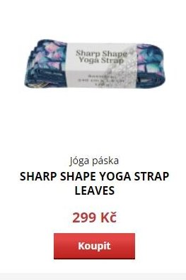 SHARP SHAPE YOGA STRAP LEAVES