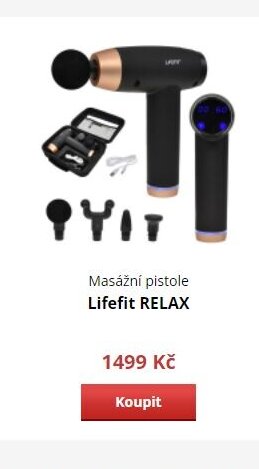Masážní pistole Lifefit RELAX