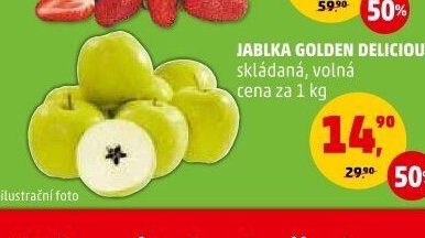 Jablka Golden Delicious