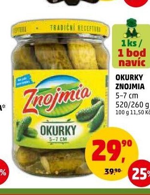 OKURKY ZNOJMIA