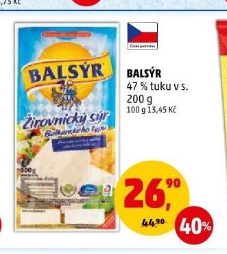 BALSÝR 47 % tuku v s. 200 g