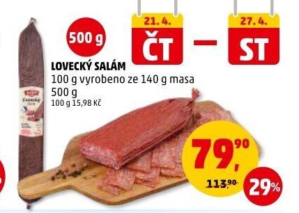 Lovecký salám 500 g