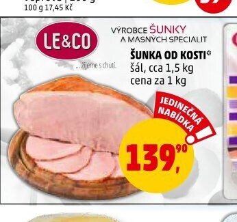 Šunka od kosti 1,5 kg