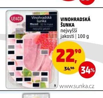 Vinohradská šunka 100 g