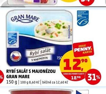 Rybí salát s majonézou Gran Mare 150 g