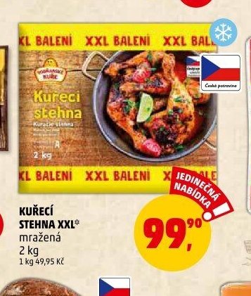 Kuřecí stehna XXL mražená