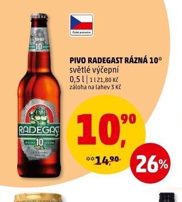 PIVO RADEGAST RÁZNÁ 10*