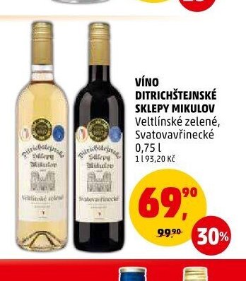 VÍNO DITRICHŠTEJNSKÉ SKLEPY MIKULOV