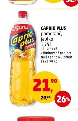 CAPRIO PLUS pomeranč, jablko