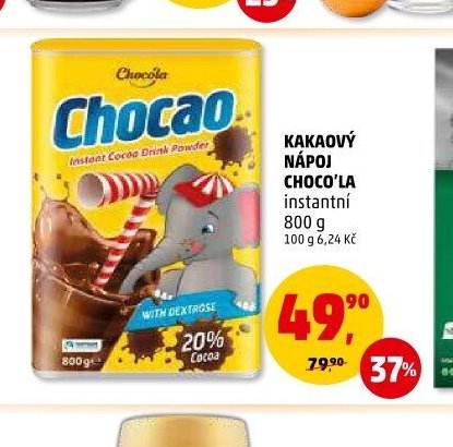 KAKAOVÝ NÁPOJ CHOCO'LA instantní