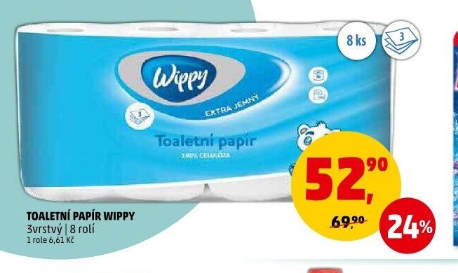 Toaletní papír Wippy