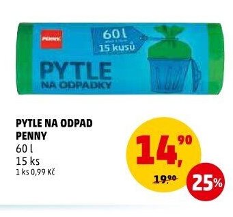 Pytle na odpad Penny