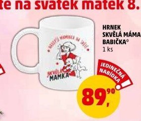 Hrnek skvělá máma/babička*