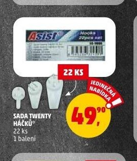 SADA TWENTY HÁČKŮ