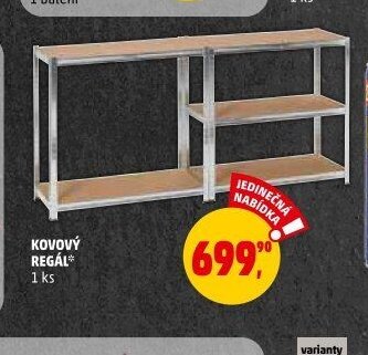 KOVOVÝ REGÁL