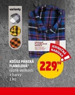 KOŠILE PÁNSKÁ FLANELOVÁ
