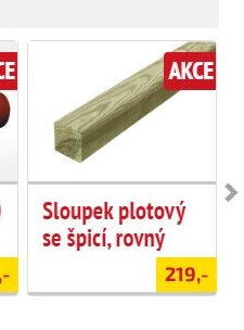 Sloupek plotový se špicí, rovný - UNI HOBBY akcniletaky.com
