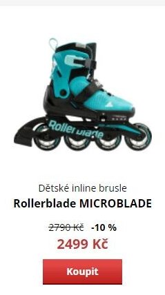 Dětské inline brusle Rollerblade MICROBLADE