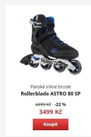Pánské inline brusle Rollerblade ASTRO 80 SP