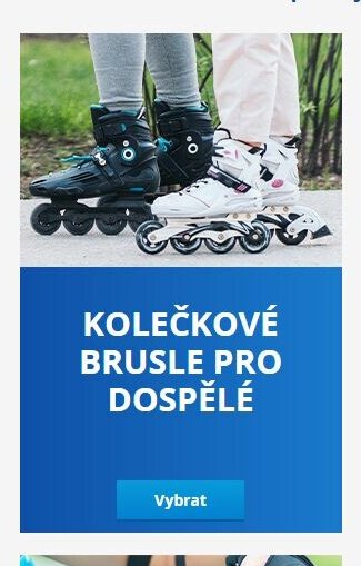 KOLEČKOVÉ BRUSLE PRO DOSPĚLÉ