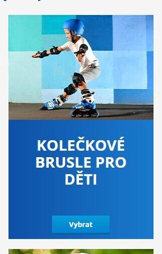 KOLEČKOVÉ BRUSLE PRO DĚTI