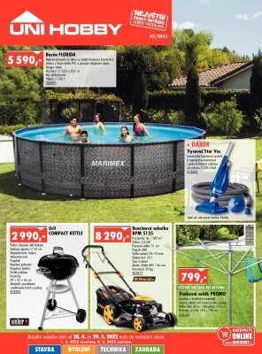 akční leták UNI HOBBY 28.4.2022-29.5.2022