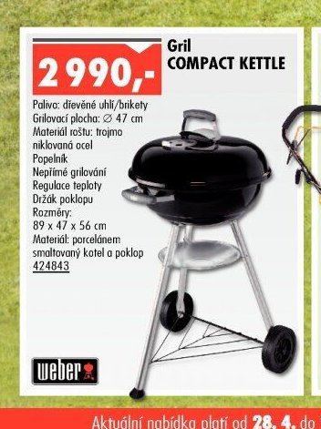 Gril COMPACT KETTLE - UNI HOBBY akcniletaky.com