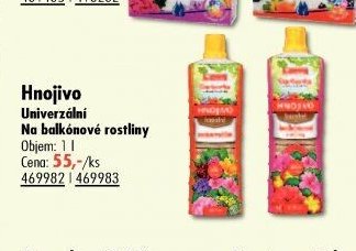 Hnojivo Univerzální Na balkónové rostliny - UNI HOBBY akcniletaky.com