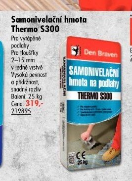 Samonivelační hmota Thermo S300 - UNI HOBBY akcniletaky.com