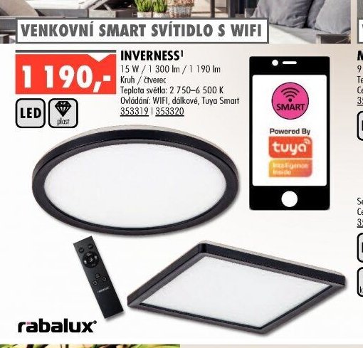 VENKOVNÍ SMART SVÍTIDLO S WIFI INVERNESS - UNI HOBBY akcniletaky.com
