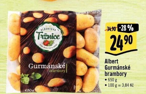 Brambory gurmánské Albert