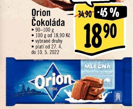 Čokoláda Orion
