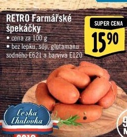 Farmářské špekáčky Albert Retro