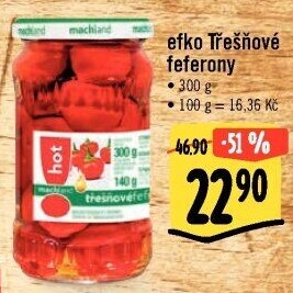 Feferony třešňové Machland