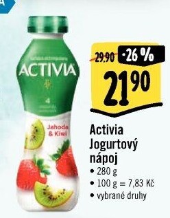 Jogurtový nápoj Activia Danone