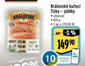 Kuřecí prsní řízky královské Albert