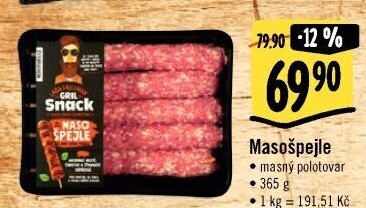 Masošpejle Láďa Grileman Kostelecké uzeniny