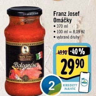 Omáčky na těstoviny Exclusive Franz Josef Kaiser