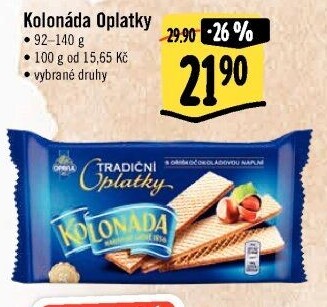 Oplatky Kolonáda Opavia