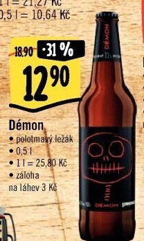 Pivo polotmavé speciální Démon Lobkowicz