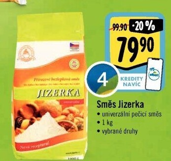 Směs bez lepku Jizerka Jizerské pekárny