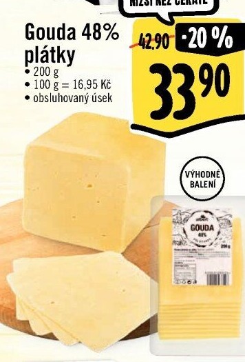 Sýr Gouda 48% Albert