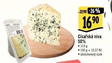 Sýr Niva císařská 50% Madeta