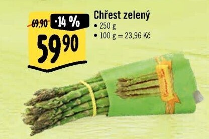 Chřest zelený