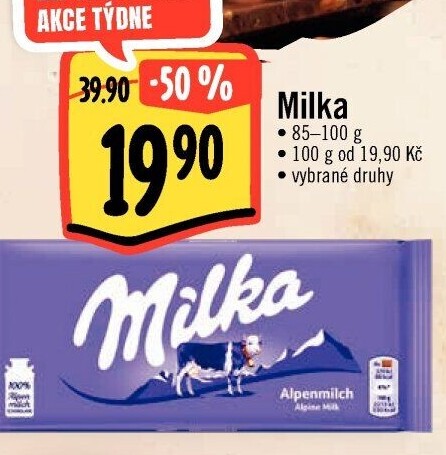 Čokoláda Milka