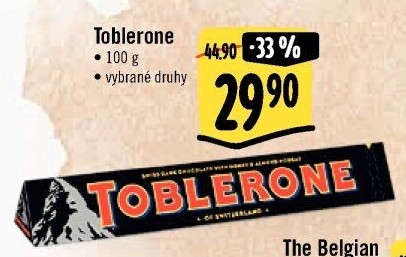 Čokoláda Toblerone