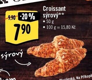 Croissant sýrový