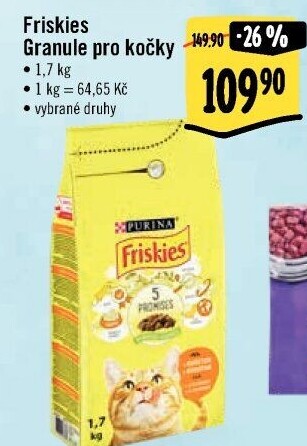 Granule pro kočky Friskies